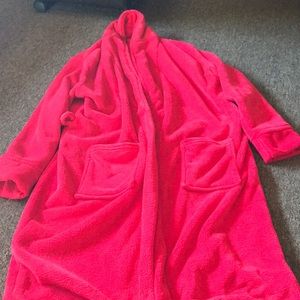 Red soft robe